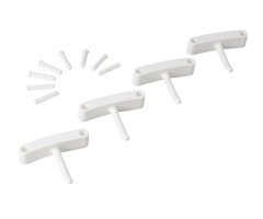 Vikan Vikan, Aanvulset haken voor full colour ophangsysteem, wit