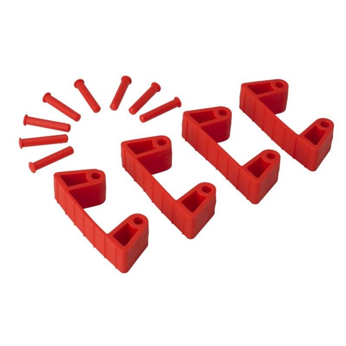 Vikan Vikan, Aanvulset klemmen voor full colour ophangsysteem, rood