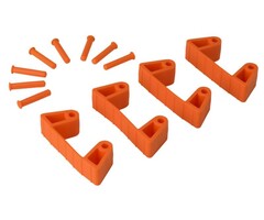 Vikan Vikan, Aanvulset klemmen voor full colour ophangsysteem, oranje