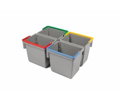 Numatic Grijze zwenk-emmer 5 liter met rode hendel