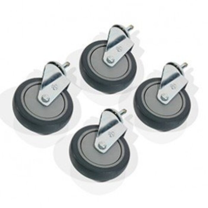 Numatic Numatic Wielen (metaal) 125mm set 4 stuks