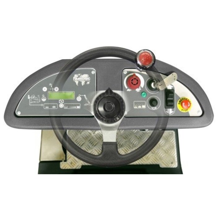 Numatic Numatic Schrob-zuigmachine TRO-650 G 24 Volt grijs