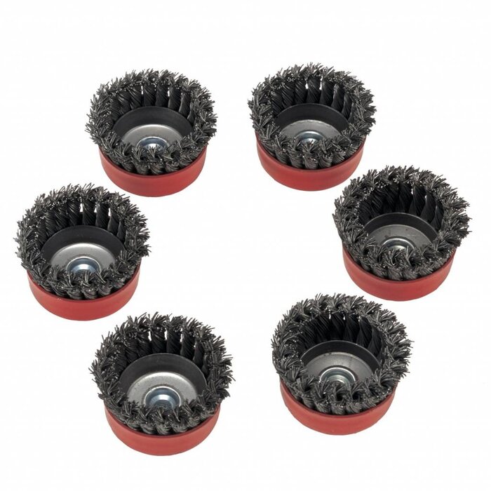 Numatic Numatic MDA-36 Vervangingsset 6 x borstel Rood