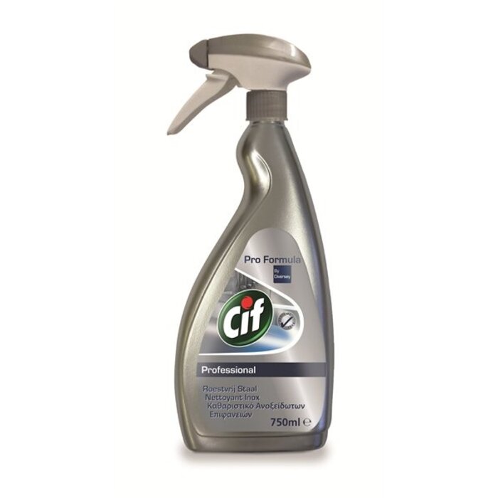 Johnson Diversey Cif Pro Formula Roestvrij Staal 750 ml