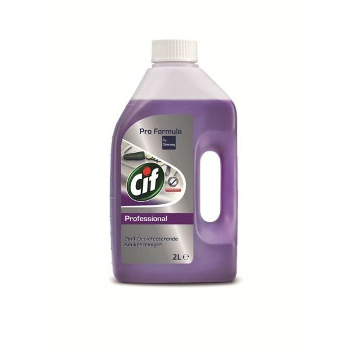 Johnson Diversey Cif Pro Formula 2in1 Desinfecterende Keukenreiniger 2 L