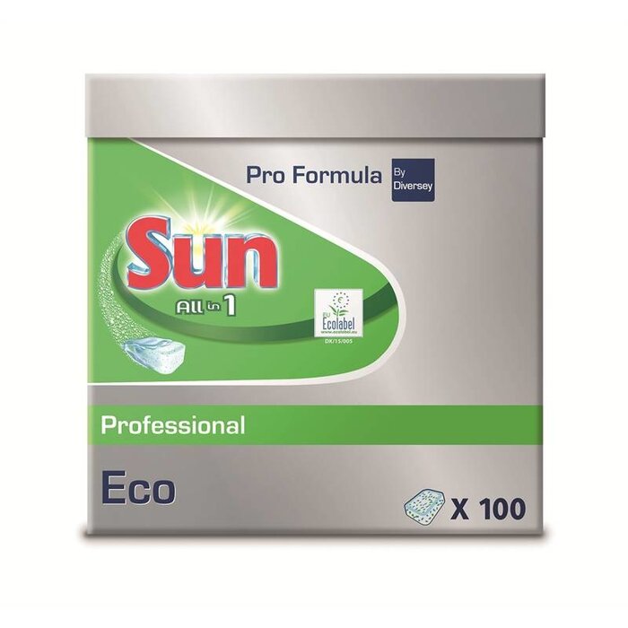 Johnson Diversey Sun Pro Formula Tabletten All-in-1 Eco 100 st.