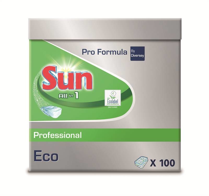 Johnson Diversey Sun Pro Formula Tabletten All-in-1 Eco 100 st.