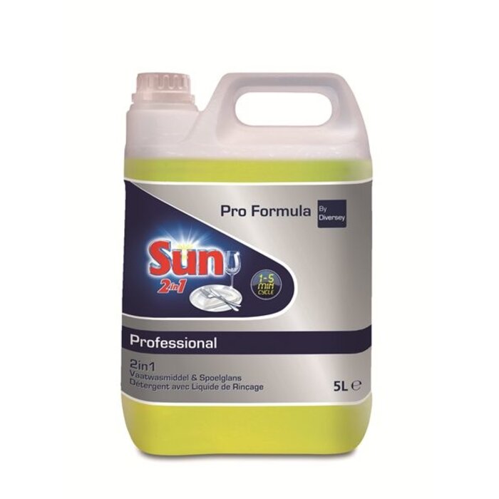 Johnson Diversey Sun 2in1 Pro Formula Vloeibaar Vaatwasmiddel 5 L