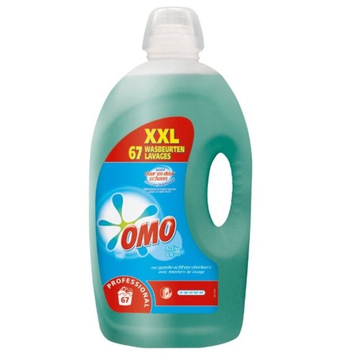 Johnson Diversey Omo Prof. Wit / Active Clean 5 L / 67 wasbeurten
