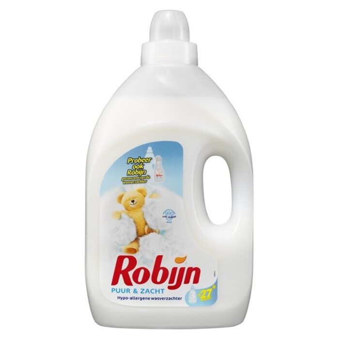 Johnson Diversey Robijn Wasverzachter Puur en Zacht 3L / 27 wasbeurten