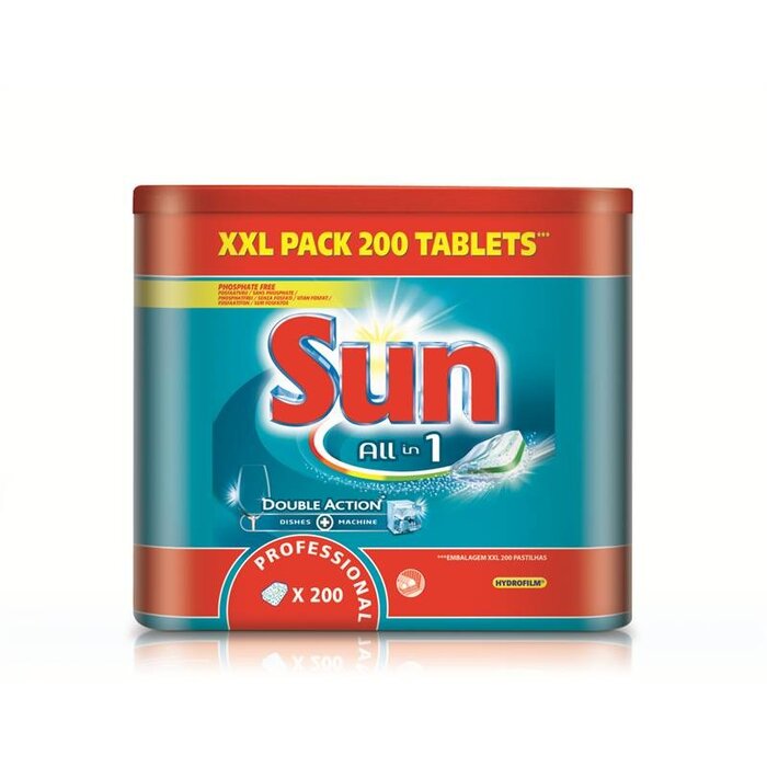 Johnson Diversey Sun Prof. Tabletten All-in-1 200 st.