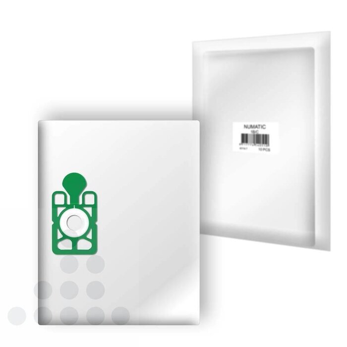 Eigen merk Stofzuigerzakken Numatic E-TAIL - Numatic 1B/C filterplus - 10 stuks