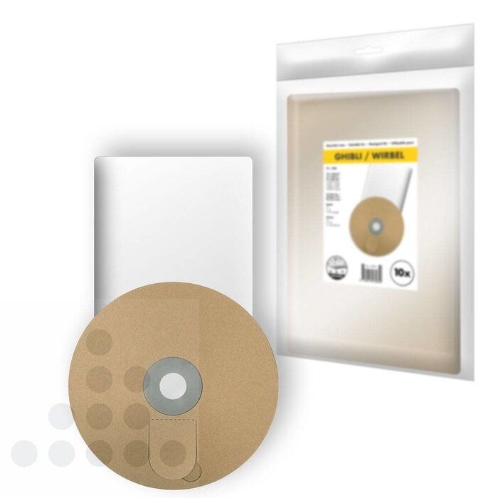 Eigen merk Stofzuigerzakken Ghibli T1 & Ghibli W1 - 10 stuks