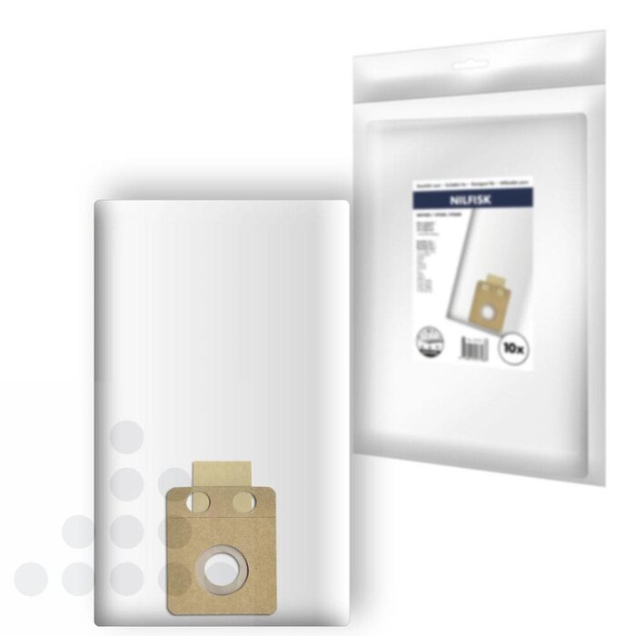 Eigen merk Stofzuigerzakken Nilfisk GD1000/VP300/VP600 Filterplus