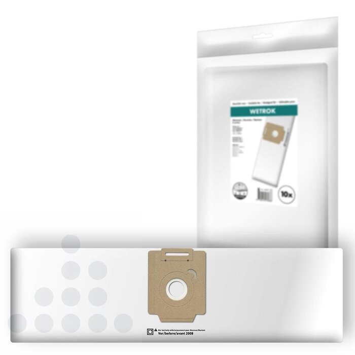 Eigen merk Stofzuigerzakken Wetrok Monovac Durovac 6 serieus - 10 stuks