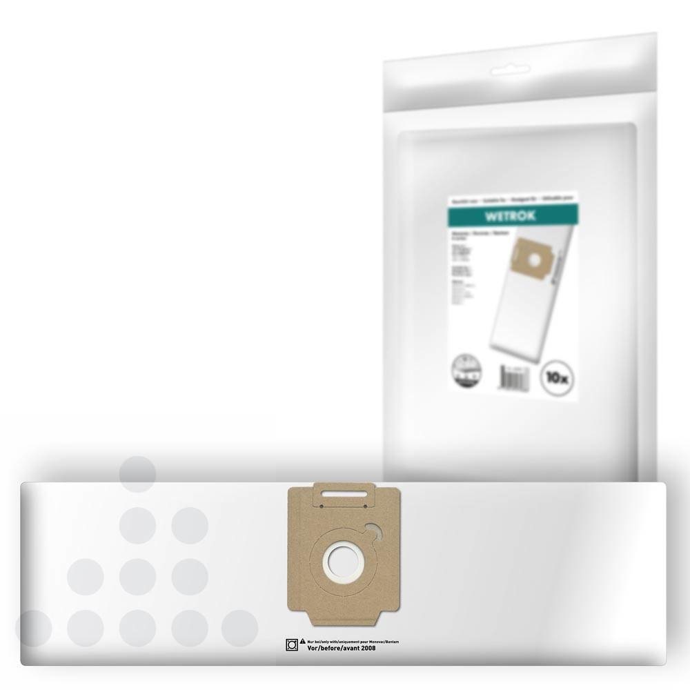 Eigen merk Stofzuigerzakken Wetrok Monovac Durovac 6 serieus - 10 stuks