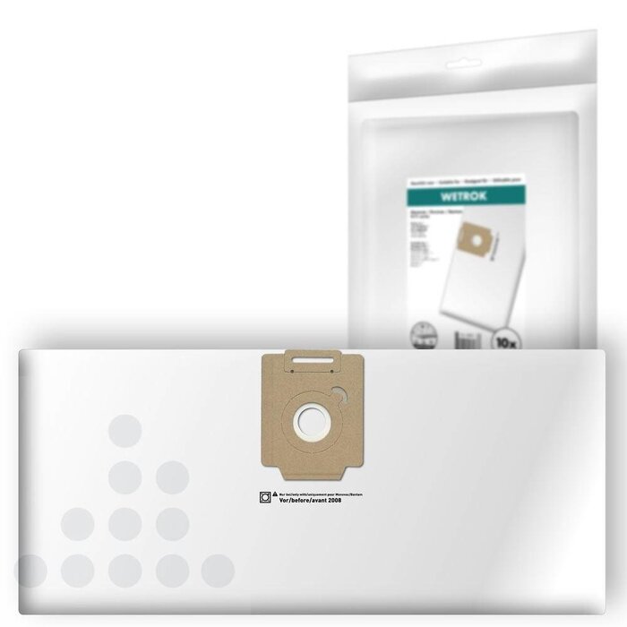 Eigen merk Stofzuigerzakken Wetrok Monovac Durovac 9/11 series - 10 stuks