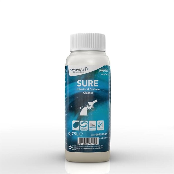 Johnson Diversey Sure AceCare navulflacon Interieurreiniger - 6x750 ml