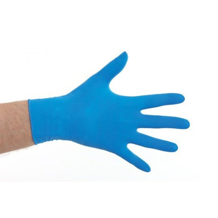 CMT Latex handschoenen poedervrij- Blauw