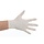 Latex gepoederd handschoenen- Wit