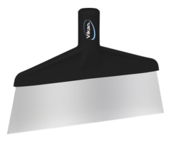 Vikan Vikan Hygiëne vloerschraper, rvs, 26 x 30cm, zwart