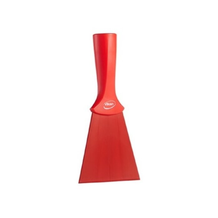 Vikan Vikan nylon handschraper met schroefdraad, 10 x 23.5cm , rood