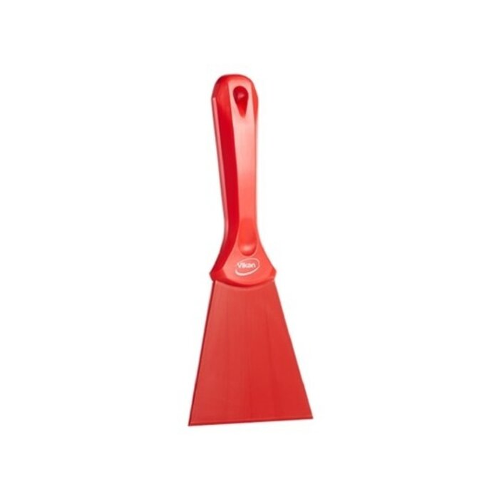 Vikan Vikan nylon handschraper, 10x20.5cm, rood