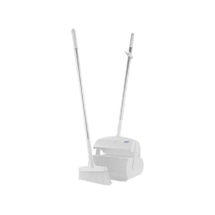 Vikan Vikan Hygiëne veger-blikset, lange steel, wit