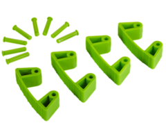 Vikan Vikan Hygiëne, aanvulset klemmen, limoen