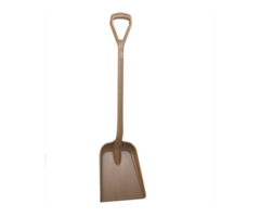Vikan Vikan, Lichtgewicht schop D-greep, korte steel 1040mm, bruin