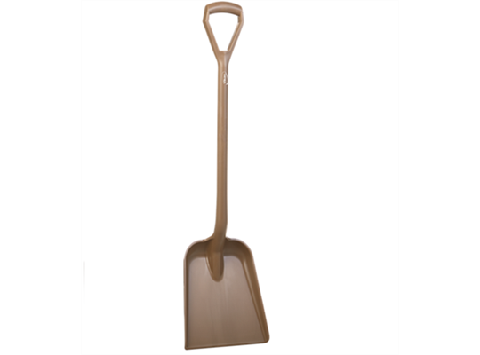 Vikan Vikan, Lichtgewicht schop D-greep, korte steel 1040mm, bruin