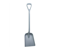 Vikan Vikan, Lichtgewicht schop D-greep, korte steel 1040mm, grijs