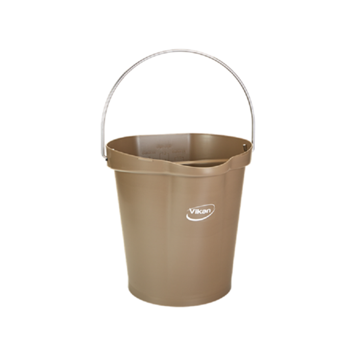 Vikan Vikan Hygiëne emmer, 12 liter, bruin