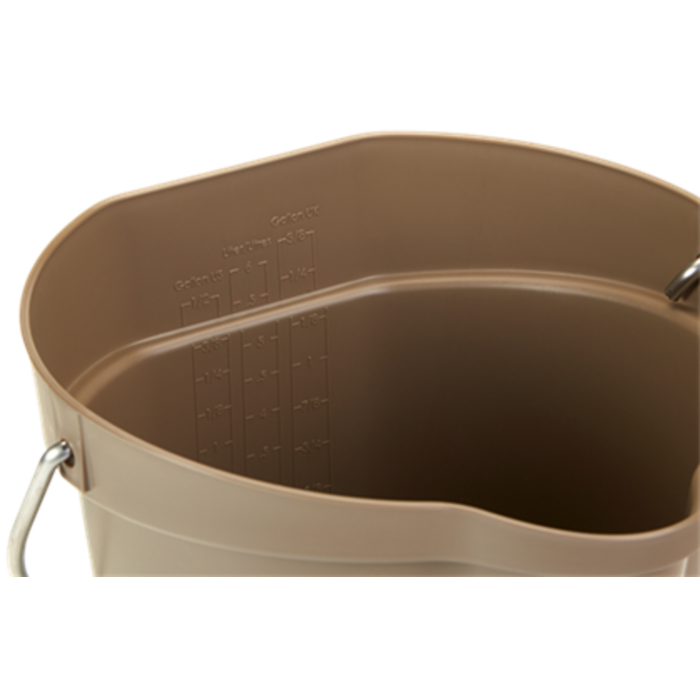 Vikan Vikan Hygiëne emmer, 6 liter, bruin
