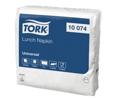 Tork Tork Lunchservet 30x30cm 1-laags 1/4-vouw 48x100 wit