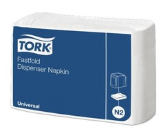 Tork Tork dispenserservet 25x30cm 1-laags fastfold wit 36x300