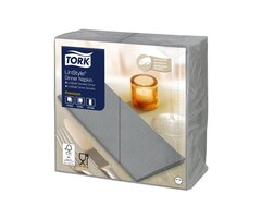 Tork Tork LinStyle® Dinnerservet 39x39cm  1/8-vouw 12x50 grijs