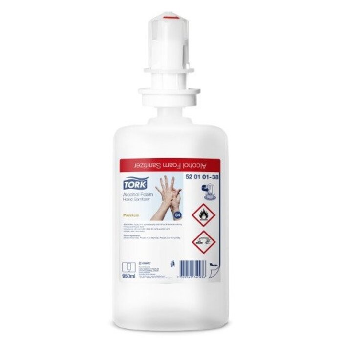 Tork 6xTork Alcohol Foam voor Handdesinfectie S4 Premium (950ml)