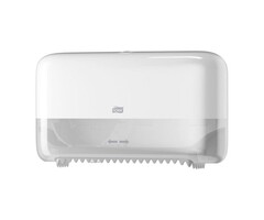 Tork Tork Twin Hulsloos Mid-size Toiletpapier Dispenser Kunststof Wit T7