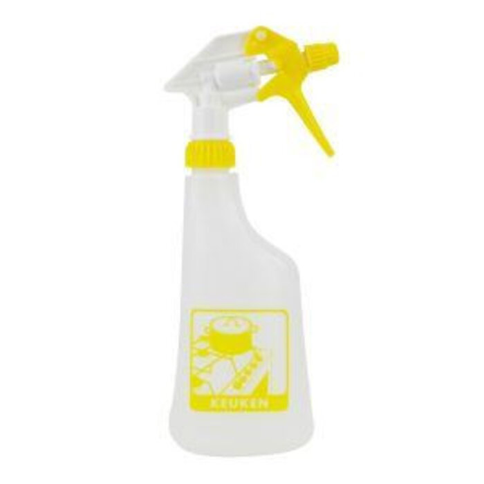Eigen merk Sprayflacon 650ml keuken - geel