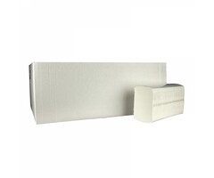 Eigen merk Vouwhanddoekjes Multifold, 2-laags, cellulose wit, 3060 stuks