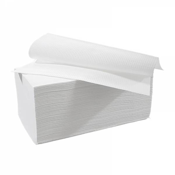 Eigen merk Vouwhanddoekjes interfold, 2-laags, cellulose wit, 3200 stuks