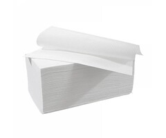 Eigen merk Vouwhanddoekjes interfold, 3-laags, cellulose wit, 2000 stuks