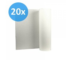 Eigen merk PALLET Onderzoeksbankrollen, 2-laags, cellulose, 50cm breed