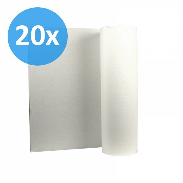 Eigen merk PALLET Onderzoeksbankrollen, 2-laags, cellulose, 50cm breed