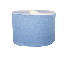 Eigen merk Uierpapier, 1000 vel. 22cm, 2-laags, tissue blauw, verlijmd, 2x 360M