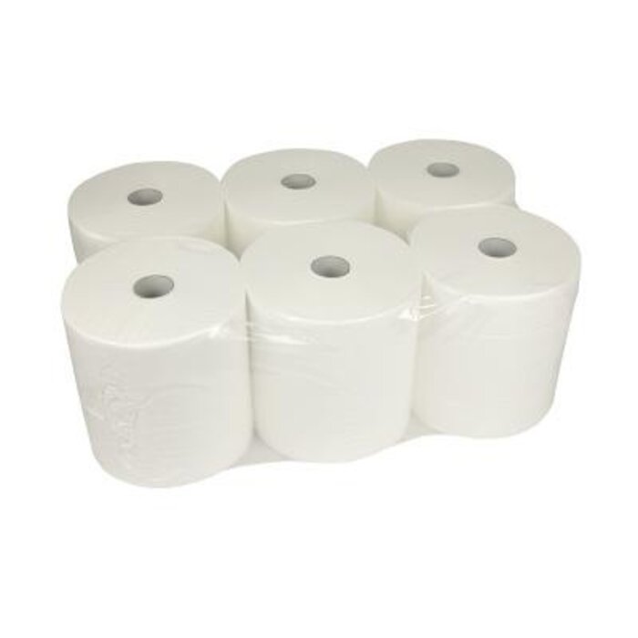 Eigen merk Handdoekrol Control Matic, 20cm, 2-laags, cellulose, 6x140M