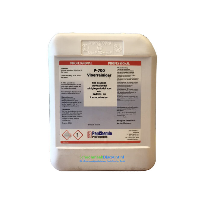 Penchemie P-700 Vloerreiniger voor dagelijks gebruik 5L
