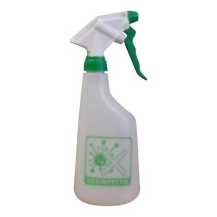 Eigen merk Sprayflacon 650ml desinfectie - groen