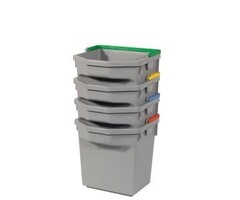 Numatic Grijze emmer 5 liter met blauwe hendel (2815)